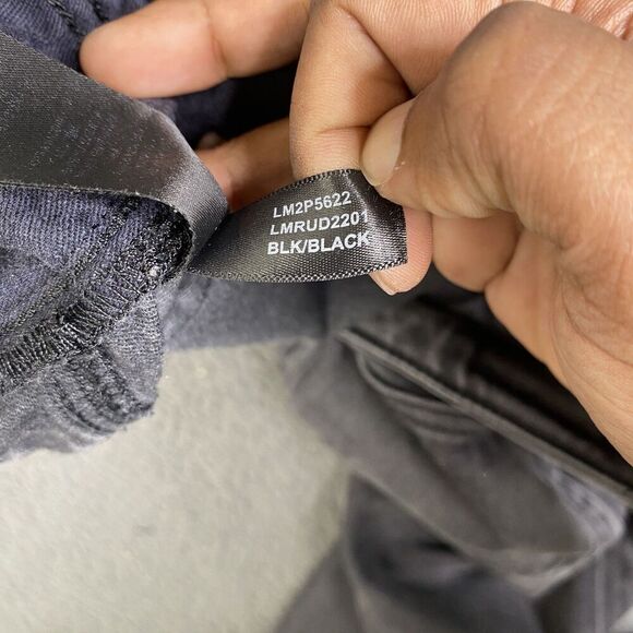 Karl Lagerfeld Jeans Mens 32 Black Slim Fit Drawstring Moto Stretch Pants Modern - Picture 8 of 11